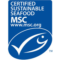 Certified Sustainable seafood MSC